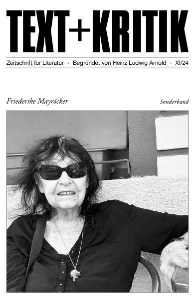TEXT + KRITIK Sonderband  - Friederike MayrÃ¶cker