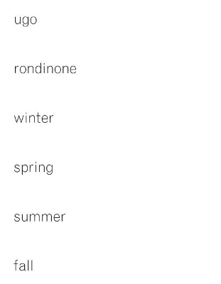 Ugo Rondinone: Winter, Spring, Summer, Fall: Winter, Spring, Summer, Fall