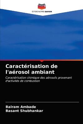 Caractérisation de l'aérosol ambiant