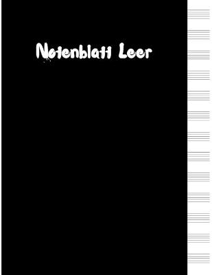 Notenblatt Leer