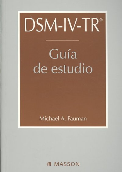 Dsm-IV-Tr. Guía de Estudio