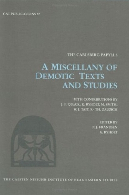 Miscellany of Demotic Texts and Studies