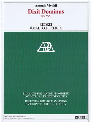 Dixit Dominus RV 595 Ed. critica M. Talbot - Riduzione per canto e pianoforte di A. Frigé