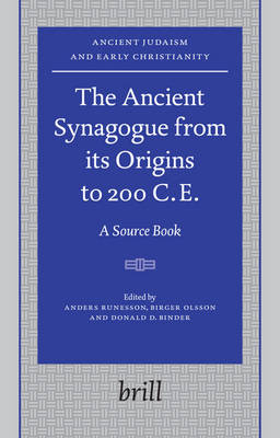 Ancient Synagogue from its Origins to 200 C.E.: A Source Book