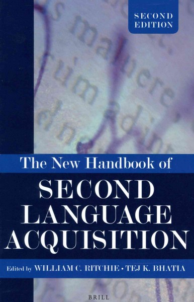 New Handbook of Second Language Acquisition