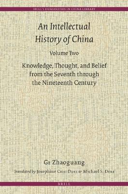 Intellectual History of China, Volume Two