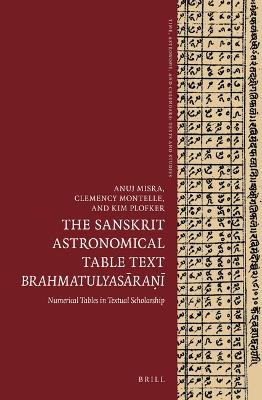 Sanskrit Astronomical Table Text Brahmatulyasra: Numerical tables in textual scholarship