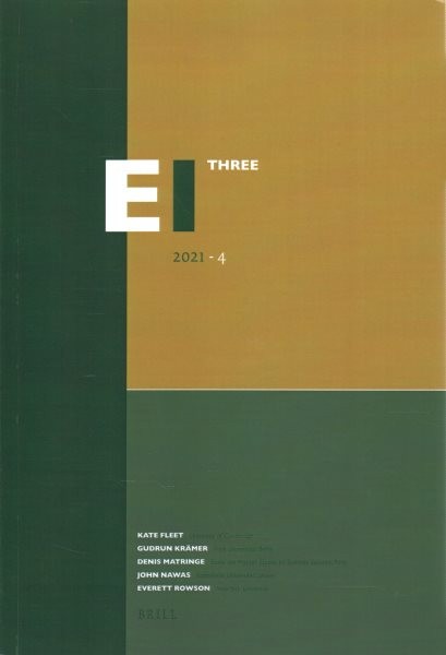 Encyclopaedia of Islam - Three 2021-4