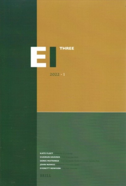 Encyclopaedia of Islam - Three 2022-1