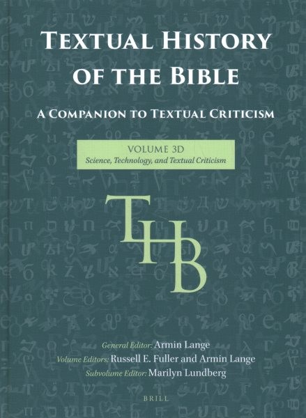 Textual History of the Bible Vol. 3D