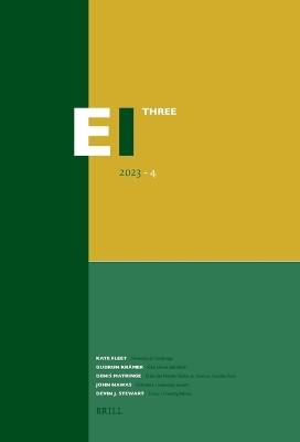 Encyclopaedia of Islam - Three 2023-4