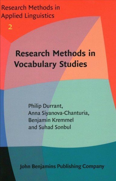Research Methods in Vocabulary Studies