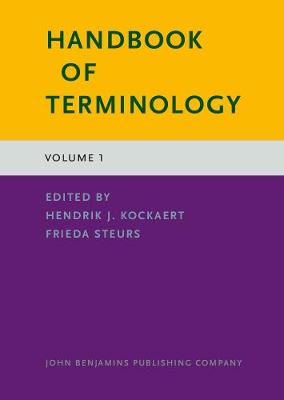 Handbook of Terminology: Volume 1