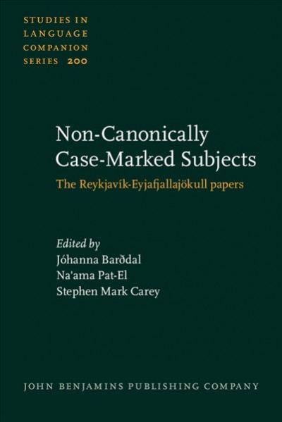 Non-Canonically Case-Marked Subjects: The Reykjavik-Eyjafjallajokull papers