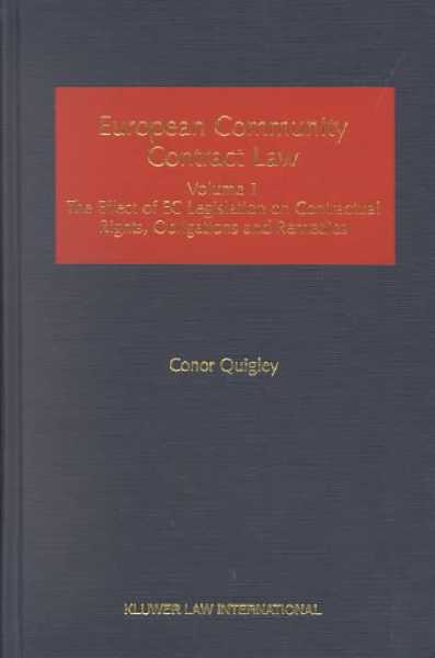 European Community Contract Law, v. 1