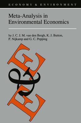 Meta-Analysis in Environmental Economics Softcover reprint of hardcover 1st ed. 1997