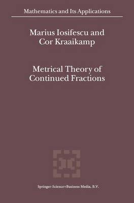 Metrical Theory of Continued Fractions 1st ed. Softcover of orig. ed. 2002