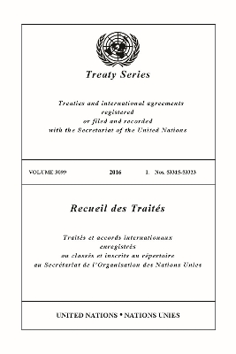 Treaty Series 3099 (English/French Edition)