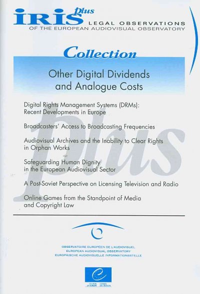 Other Digital Dividends and Analogue Costs