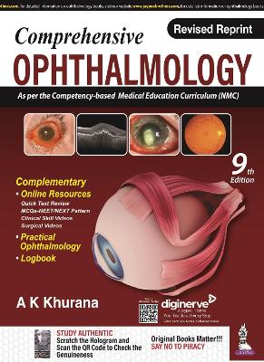 Comprehensive Ophthalmology: With Ophthalmology Logbook Plus Practical Ophthalmology 9th Revised edition