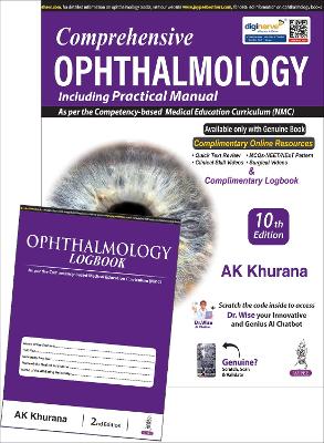 Comprehensive Ophthalmology: Including Practical Manual with Ophthalmology Logbook 10th Revised edition