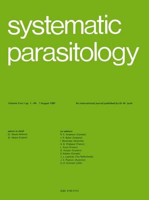 Systematic Parasitology 1981 ed.