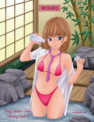 Sexy Anime Girls Uncensored Coloring Book 3 Large type / large print edition