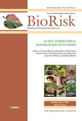 Alien Terrestrial Arthropods of Europe, Pt. 2