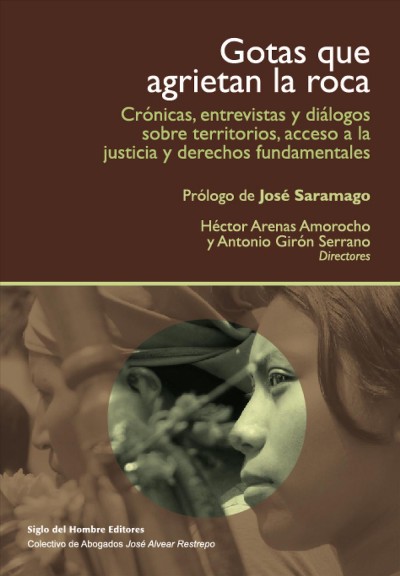 Gotas que agrietan la roca: Cronicas, entrevistas y dialogos sobre territorios y acceso a la justicia