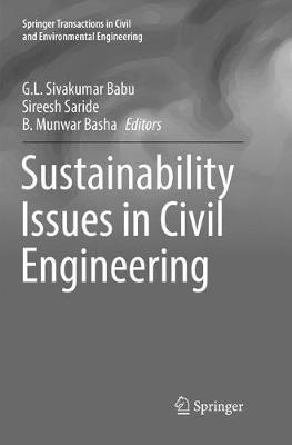 Sustainability Issues in Civil Engineering Softcover reprint of the original 1st ed. 2017