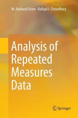 Analysis of Repeated Measures Data Softcover reprint of the original 1st ed. 2017
