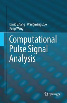 Computational Pulse Signal Analysis Softcover Reprint of the Original 1st 2018 ed.