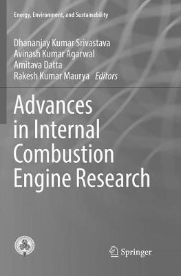 Advances in Internal Combustion Engine Research Softcover reprint of the original 1st ed. 2018