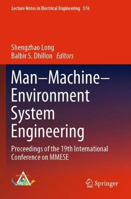 ManMachineEnvironment System Engineering: Proceedings of the 19th International Conference on MMESE 2020 ed.
