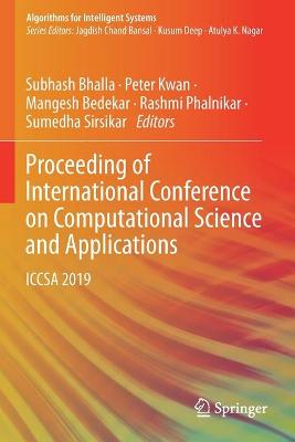 Proceeding of International Conference on Computational Science and  Applications: ICCSA 2019 2020 ed.