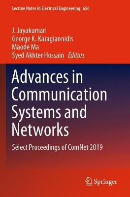 Advances in Communication Systems and Networks: Select Proceedings of ComNet 2019 2020 ed.