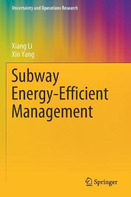 Subway Energy-Efficient Management 2020 ed.