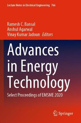 Advances in Energy Technology: Select Proceedings of EMSME 2020 2022 ed.