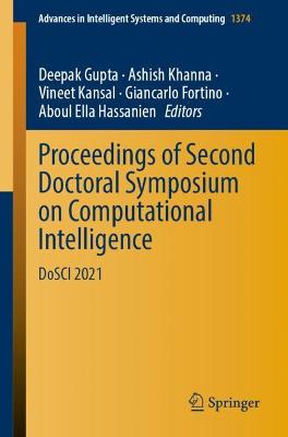 Proceedings of Second Doctoral Symposium on Computational Intelligence: DoSCI 2021 1st ed. 2022