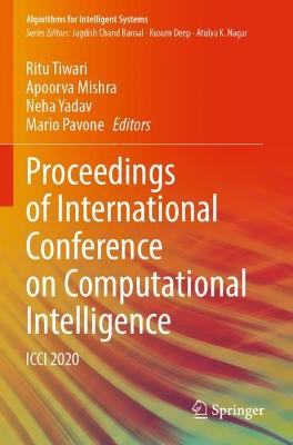 Proceedings of International Conference on Computational Intelligence: ICCI 2020 2022 ed.