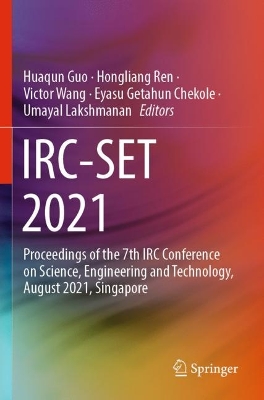 IRC-SET 2021: Proceedings of the 7th IRC Conference on Science, Engineering and  Technology,  August 2021, Singapore 2022 ed.