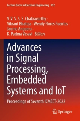 Advances in Signal Processing, Embedded Systems and IoT: Proceedings of Seventh ICMEET- 2022 2023 ed.