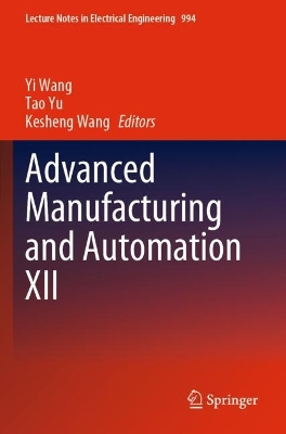 Advanced Manufacturing and Automation XII 2023 ed.