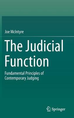 Judicial Function: Fundamental Principles of Contemporary Judging