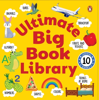 Ultimate Big Book Library (10 Books Tuck-Box): A Boxset of 10 Illustrated Board Books for PreSchool Kids, Toddlers [ Penguin  Early Learning Series] New edition