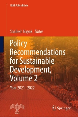 Policy Recommendations for Sustainable Development, Volume 2: Year 2021-2022