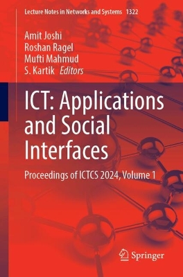 ICT: Applications and Social Interfaces: Proceedings of ICTCS 2024, Volume 1
