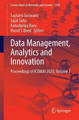 Data Management, Analytics and Innovation: Proceedings of ICDMAI 2025, Volume 1