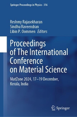 Proceedings of The International Conference on Material Science: MatZone-2024, 1719 December, Kerala, India