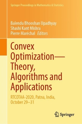 Convex OptimizationTheory, Algorithms and Applications: RTCOTAA-2020, Patna, India, October 2931 2024 ed.